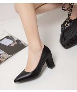 Giày cao gót đế vuông - Alo davin, mềm mại, êm chân, tôn dáng PM15 5 Giày cao gót đế vuông - Alo davin, mềm mại, êm chân, tôn dáng PM15 11