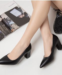 Giày cao gót đế vuông - Alo davin, mềm mại, êm chân, tôn dáng PM15 4 Giày cao gót đế vuông - Alo davin, mềm mại, êm chân, tôn dáng PM15 10