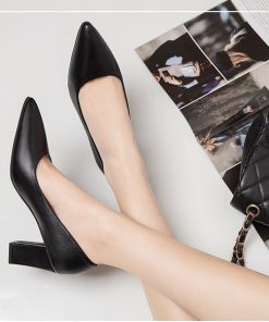 Giày cao gót đế vuông - Alo davin, mềm mại, êm chân, tôn dáng PM15 3 Giày cao gót đế vuông - Alo davin, mềm mại, êm chân, tôn dáng PM15 9