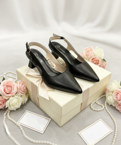 Sục nữ cao cấp cao gót da hạt - Alo davin, mềm mại, êm chân pm01 6