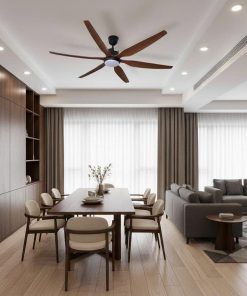 Quạt trần đèn cao cấp sang trọng 6 cánh AKA 2 Quạt trần đèn cao cấp sang trọng 6 cánh AKA 5