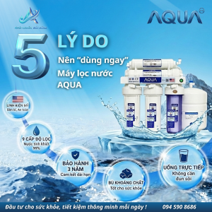 Máy lọc nước 9 cấp gầm bếp AQUA 12
